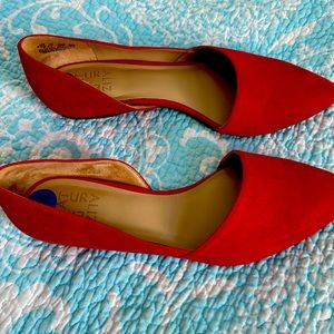 Naturalizer red flats